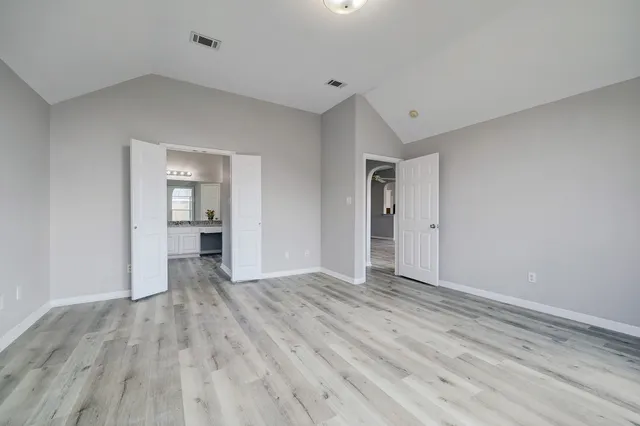 wooden floor in an empty room