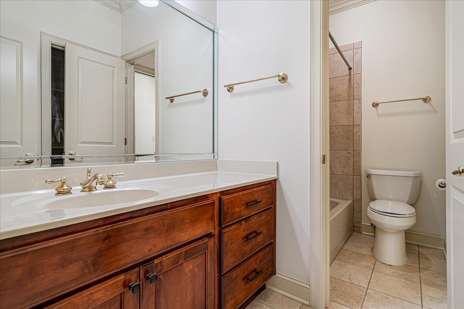 9178 Wilderridge Lane Memphis, TN 38018 - Photo 23 of 31 a bathroom with a sink a toilet and shower