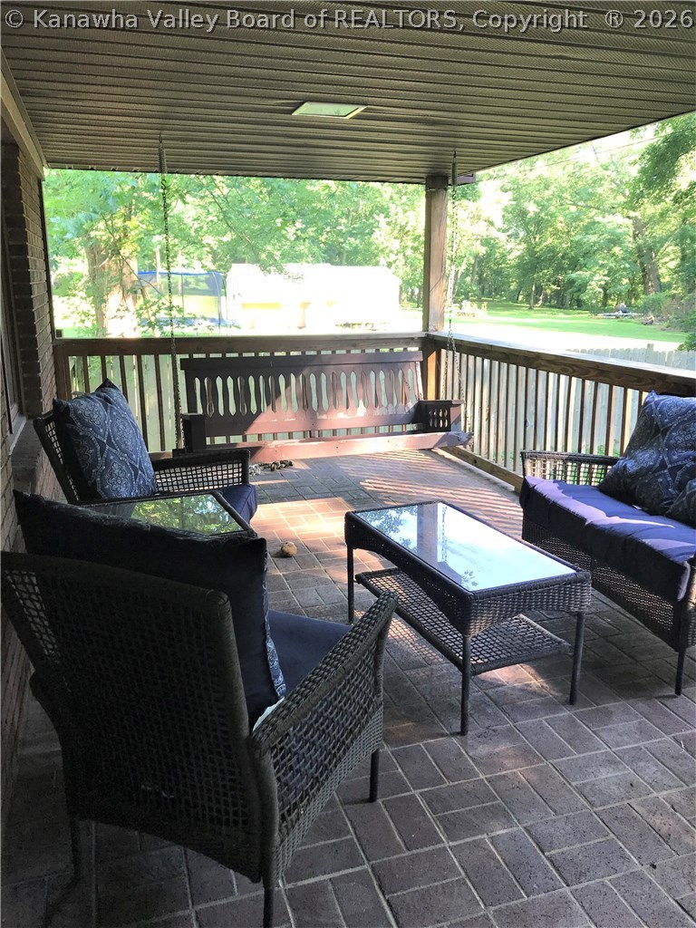250 Null Addition Red House, WV 25168 - Photo 31 of 42 Lots of room to entertain on the back deck.