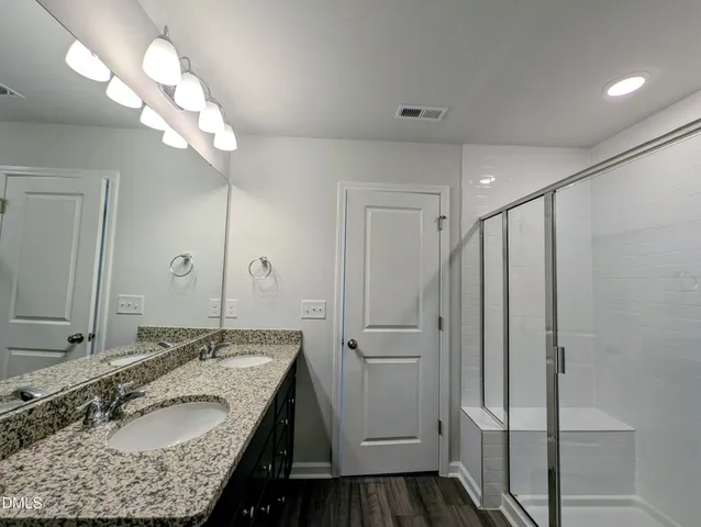 a backyard of a house