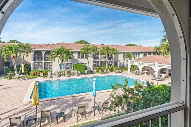 a view of a city from a balcony