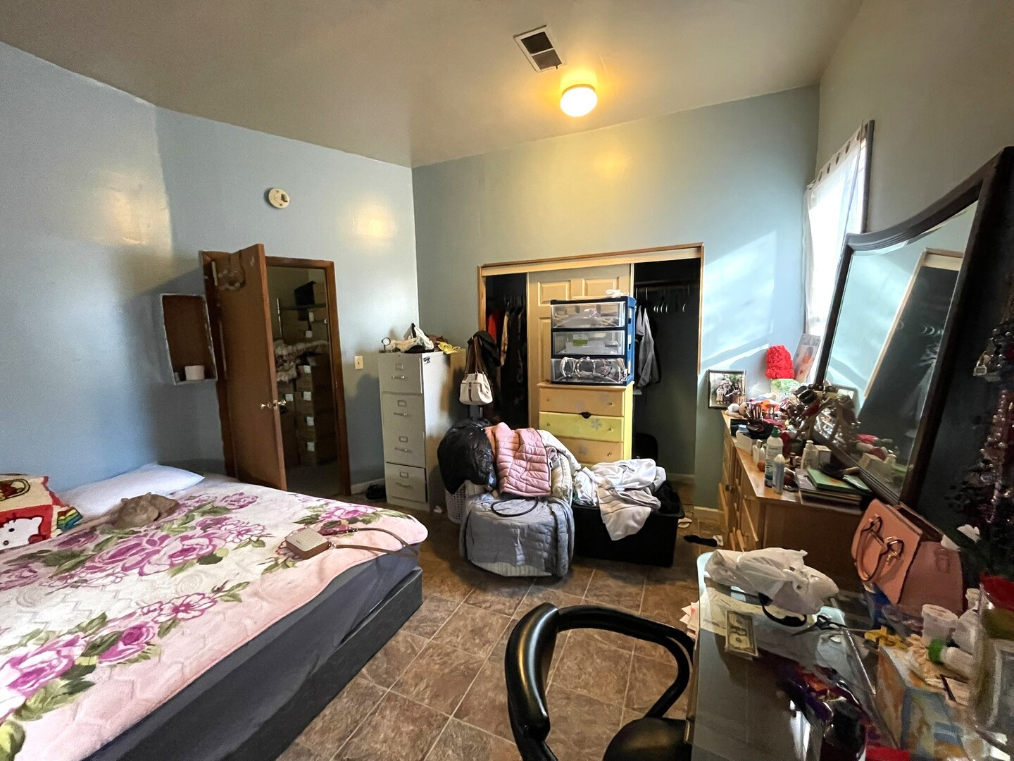 347 Pine Street Joliet, IL 60435 - Photo 26 of 38 a bed room with two bed and a flat screen tv