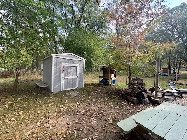 6-45 Woodhaven Sublette, IL 61367 - Photo 5 of 6 a view of a patio with chair and table