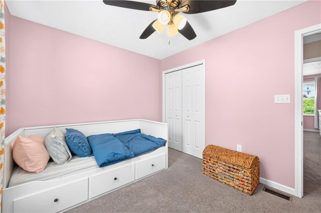 259 Foxwood Road Coraopolis, PA 15108 - Photo 36 of 49 Easy access to the shared hallway bath, this bedroom is both functional and inviting