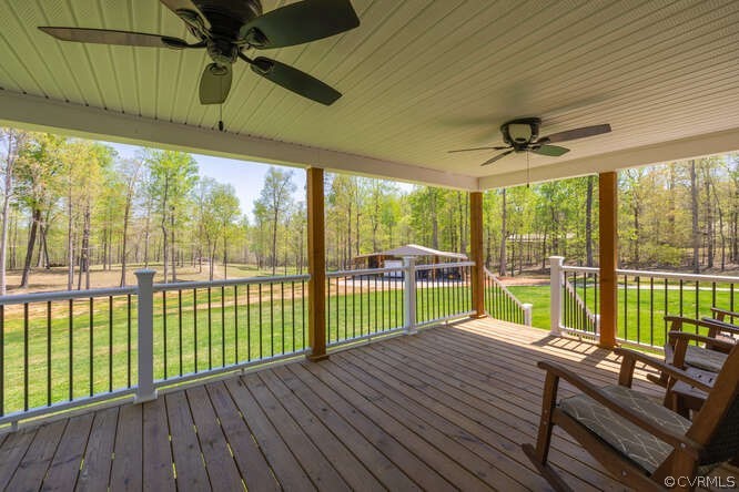 1680 Battes Road Green Bay, VA 23942 - Photo 20 of 38 a view of a deck with wooden floor