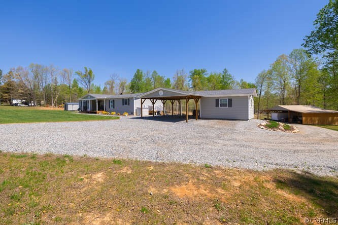 1680 Battes Road Green Bay, VA 23942 - Photo 36 of 38 a view of house with outdoor space and swimming pool