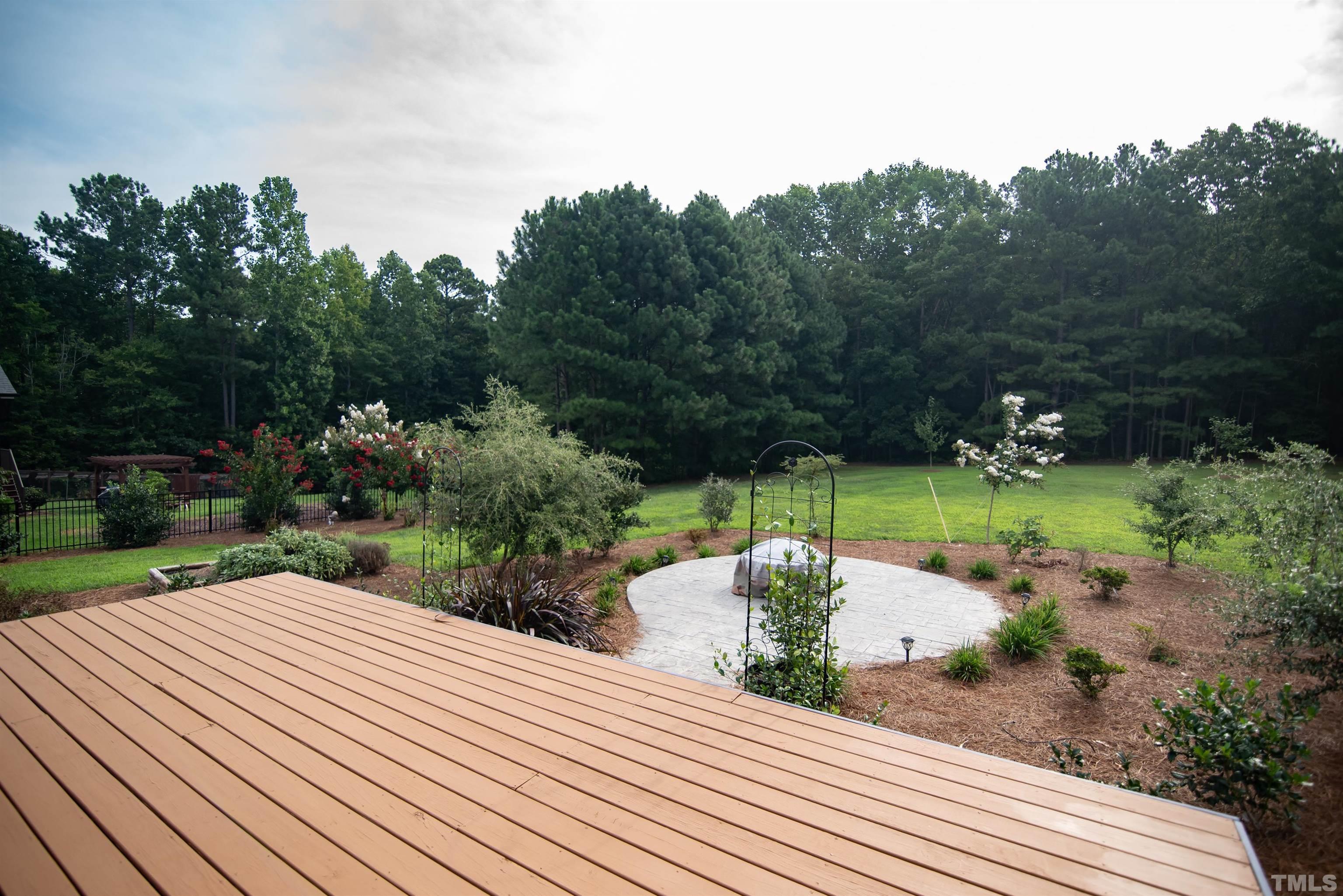 15004 Massimo Dr. Wake Forest, NC 27587 - Photo 24 of 27 a view of a backyard