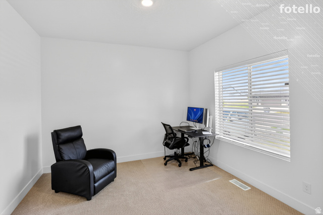 815 West Powderwood Lane Mapleton, UT 84664 - Photo 5 of 39 Office area featuring light carpet