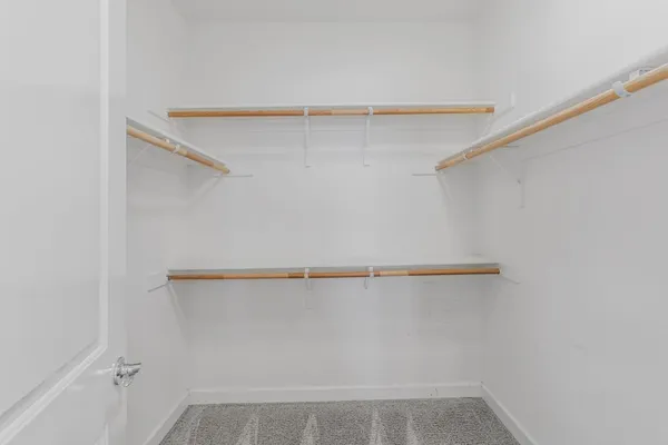 a view of a walk in closet