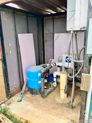 a view of storage and utility room