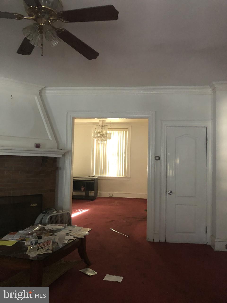 607 Marlyn Road Philadelphia, PA 19151 - Photo 4 of 17 Living Room with Gas Fireplace