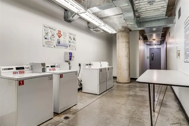 a room with storage and utility