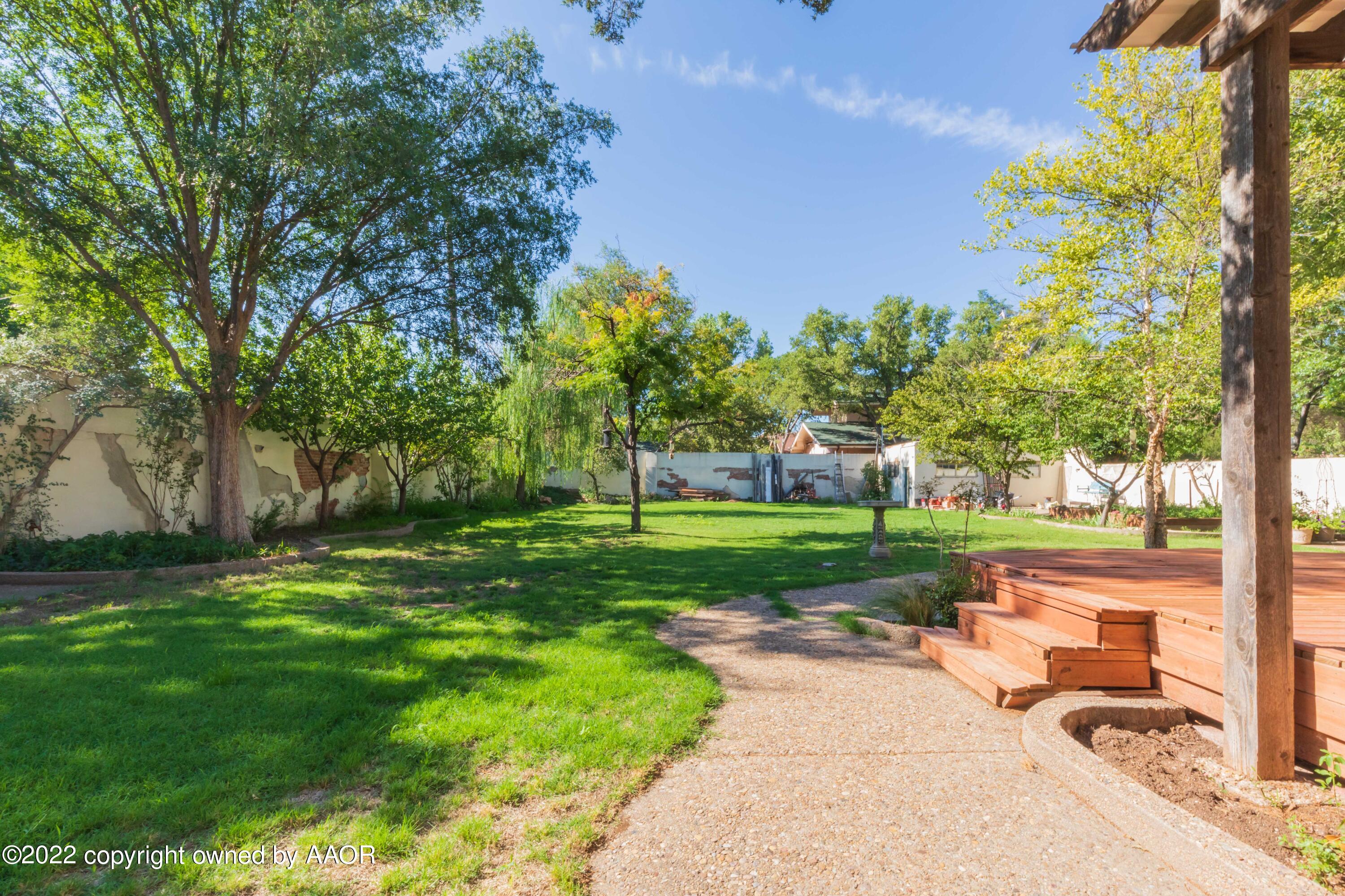 1607 South Harrison Street Amarillo, TX 79102 - Photo 63 of 71 BACKYARD VIEW 1