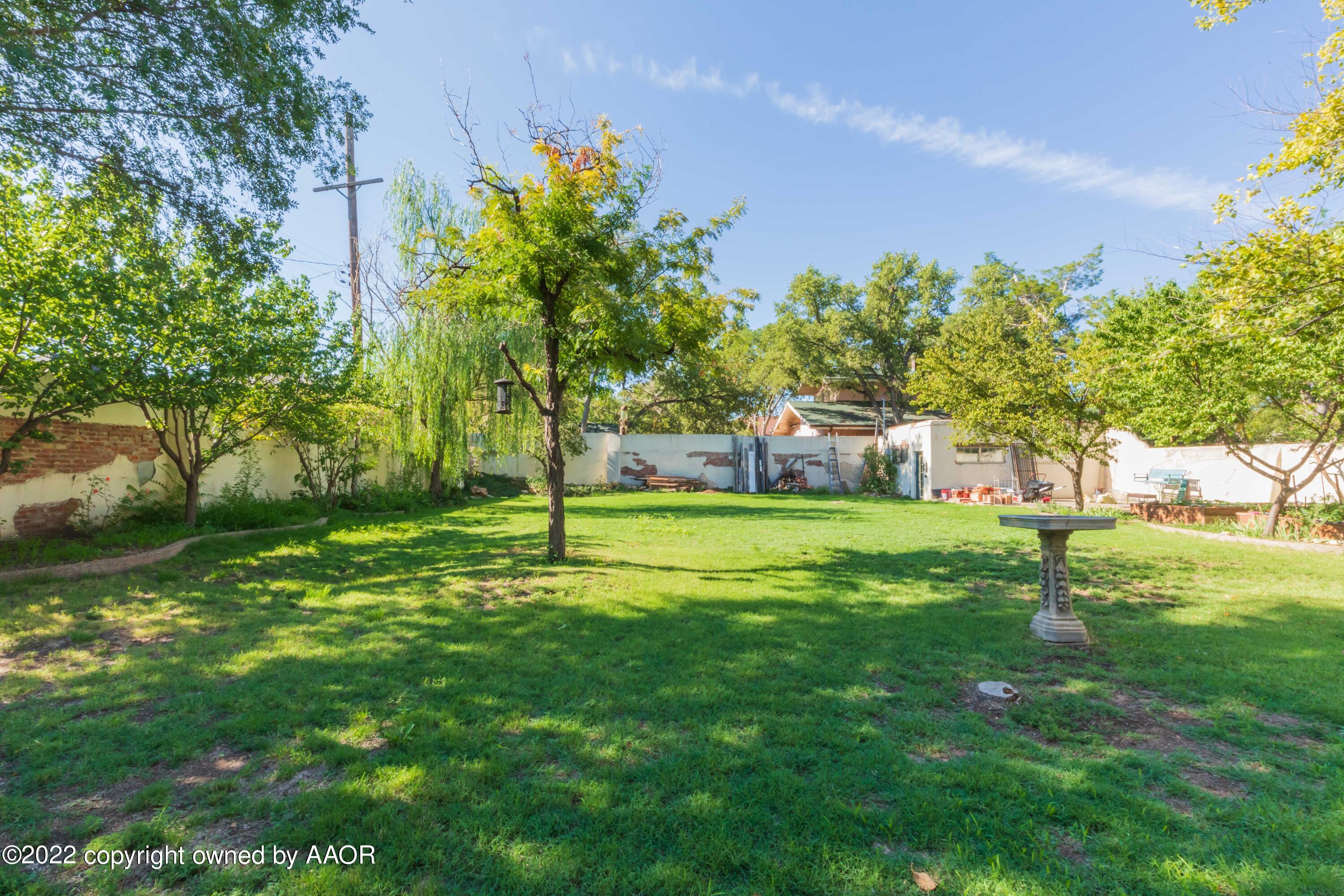 1607 South Harrison Street Amarillo, TX 79102 - Photo 64 of 71 BACKYARD VIEW 2