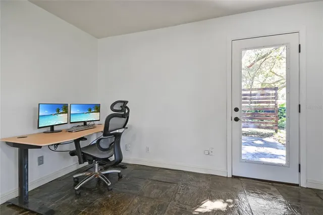 a view of workspace with windows