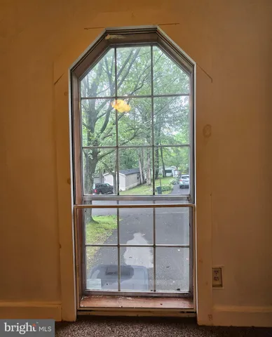 a view of a room with window