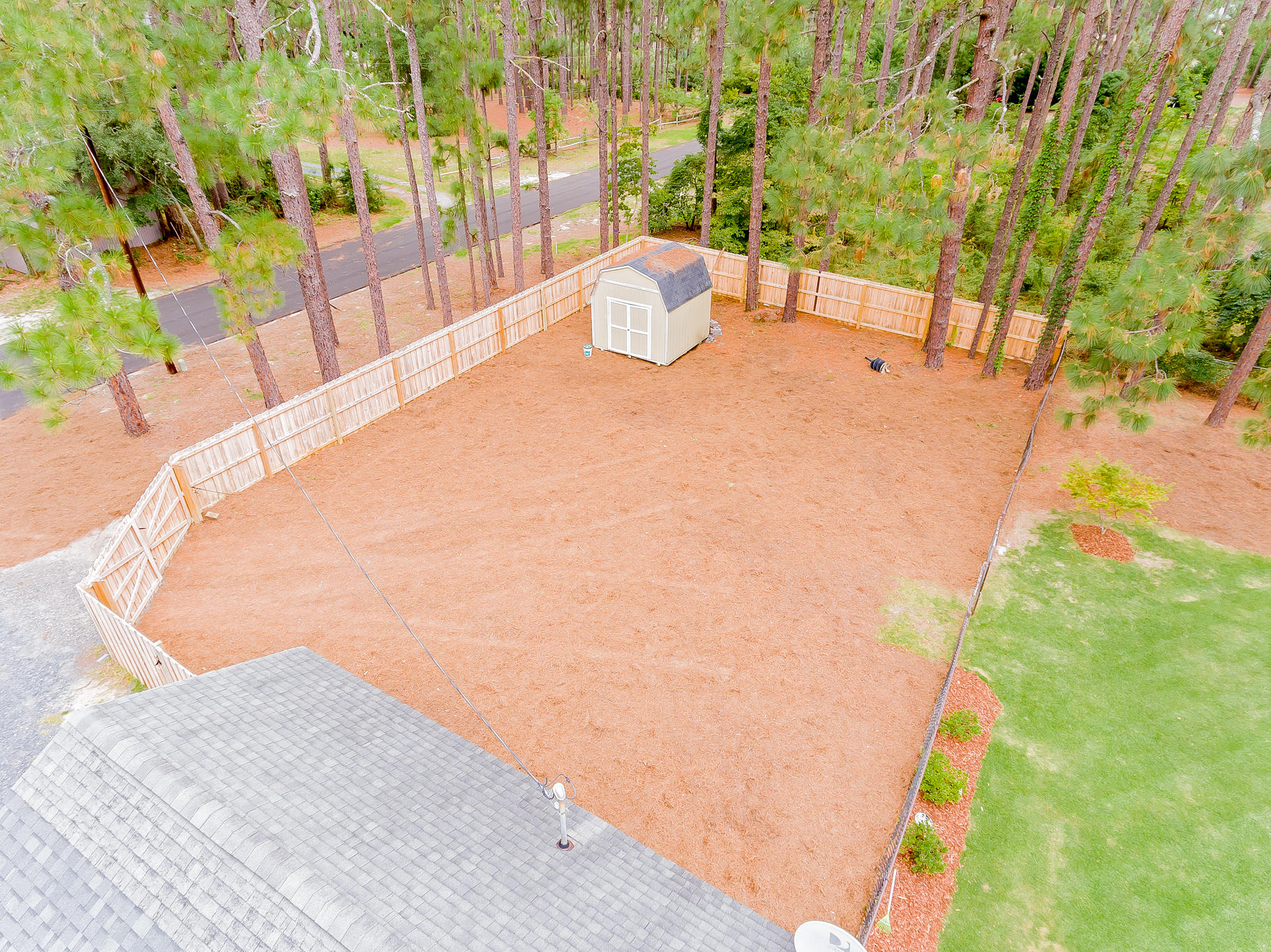 164 McDairmid Road Pinehurst, NC 28374 - Photo 27 of 29 Side Fenced Area for Dog I