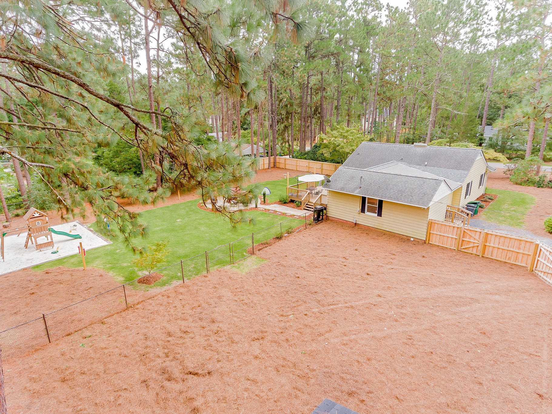 164 McDairmid Road Pinehurst, NC 28374 - Photo 28 of 29 Side Fenced Area for Dog II