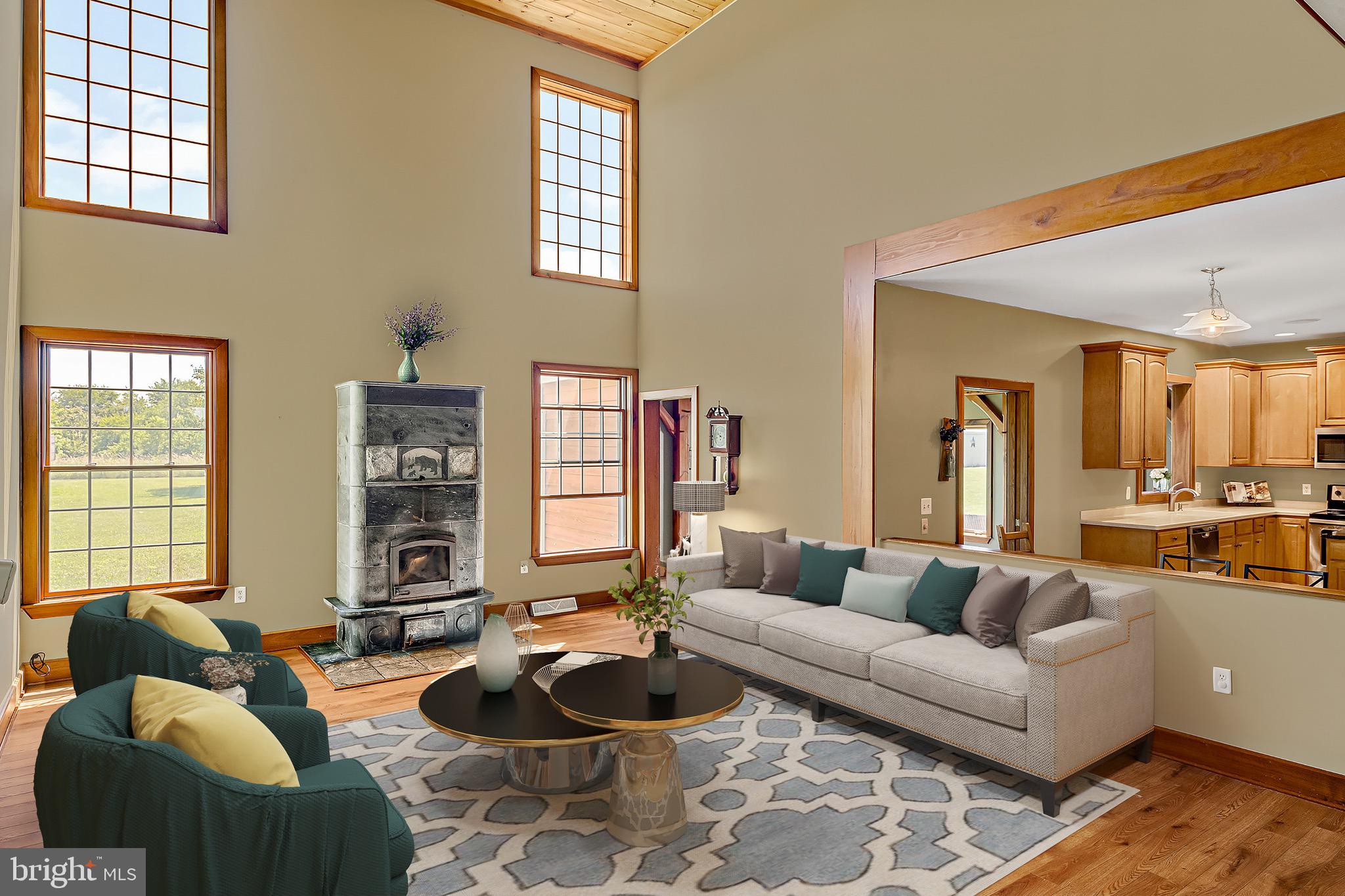 19 Lewis Road Annville, PA 17003 - Photo 8 of 32 Living room with gorgeous high ceilings.
