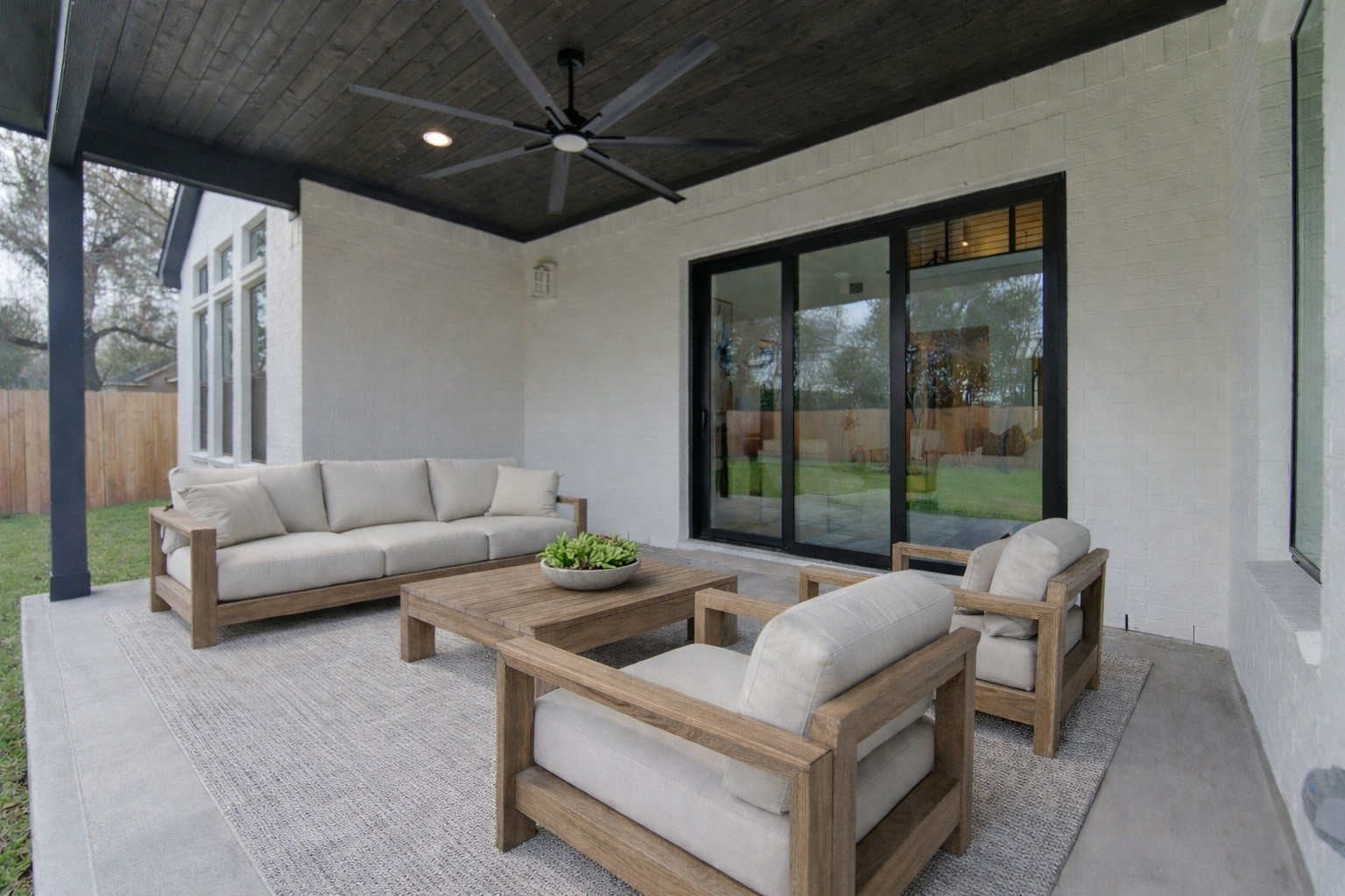1502 Story Street Houston, TX 77055 - Photo 38 of 42 The covered patio is pre-plumbed for your outdoor kitchen