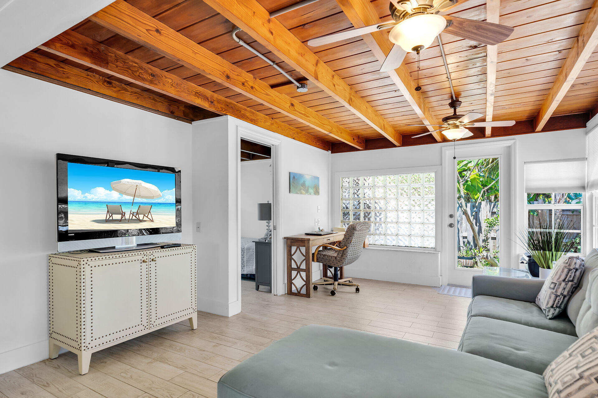 690 79th Street Marathon, FL 33050 - Photo 20 of 45 a living room with furniture and a flat screen tv