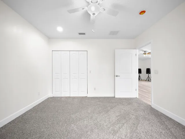 a view of a yard in front of house