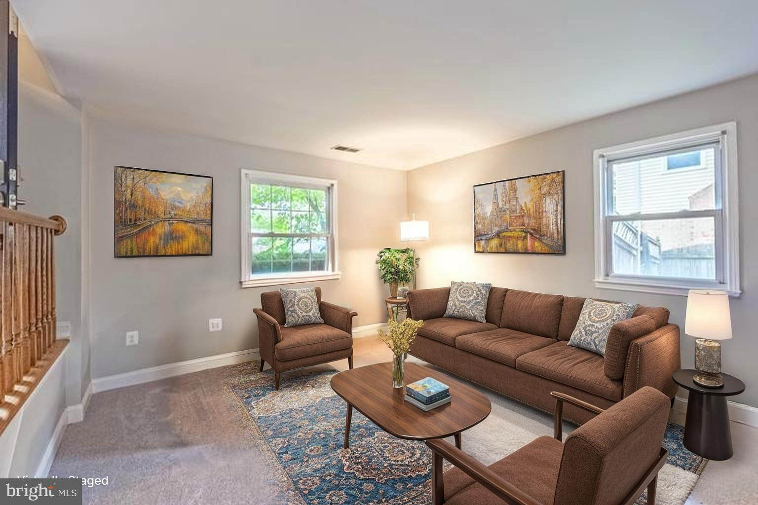 9722 Copeland Drive Manassas, VA 20109 - Photo 19 of 46 a living room with furniture a couch and two windows