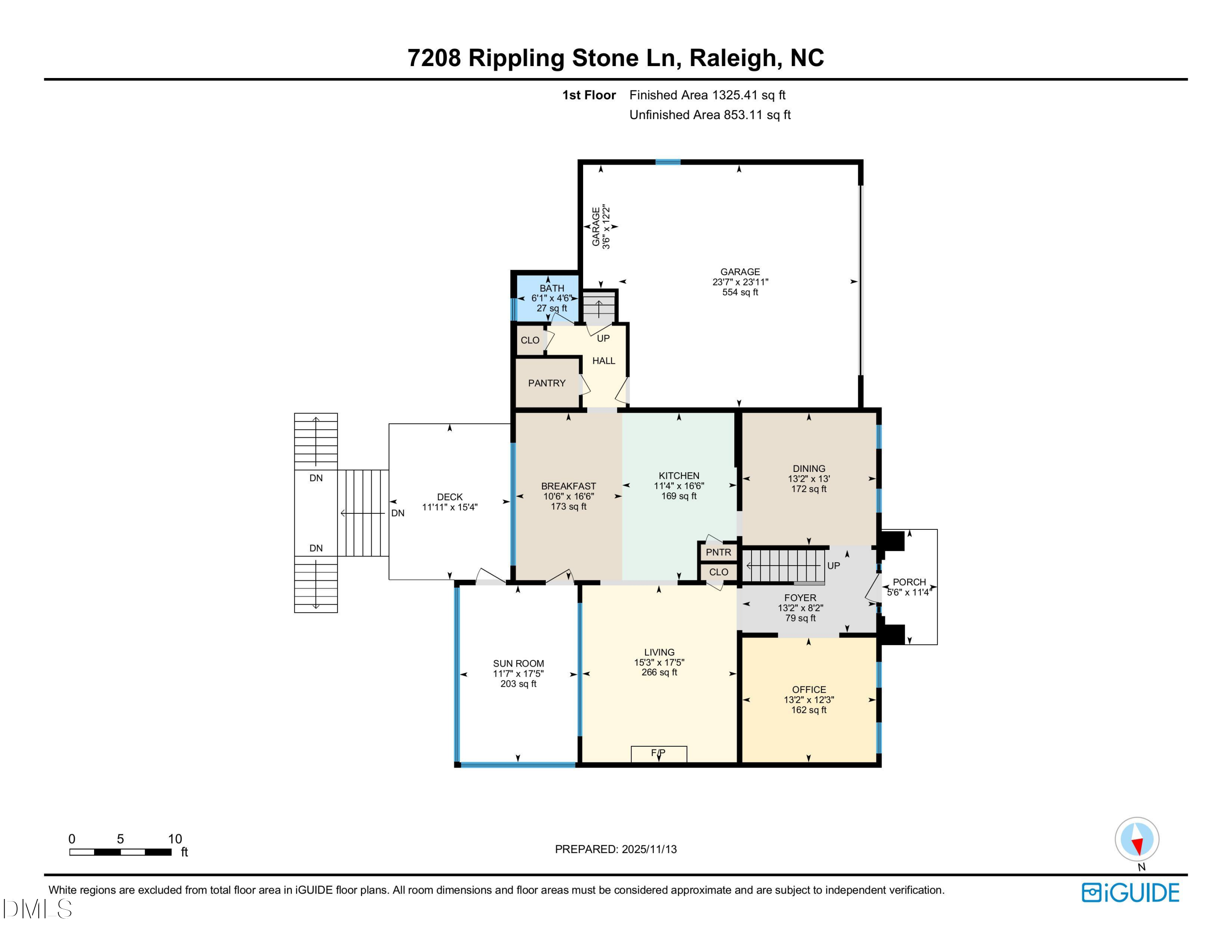 7208 Rippling Stone Lane Raleigh, NC 27612 - Photo 55 of 57 a picture of a floor plan