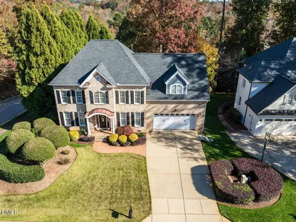 a front view of a house with entertaining space