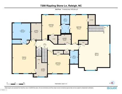 $979,900 | 7208 Rippling Stone Lane, Raleigh, NC 27612
