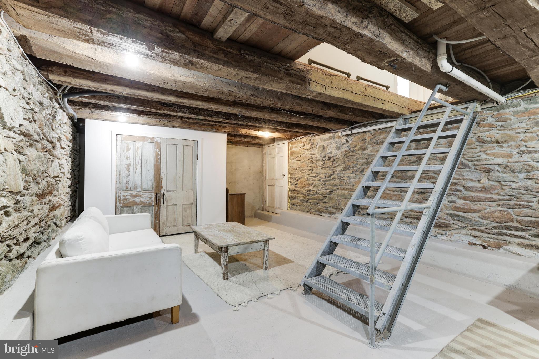 13049 Loyalty Road Leesburg, VA 20176 - Photo 63 of 79 Basement - Beams and Stone