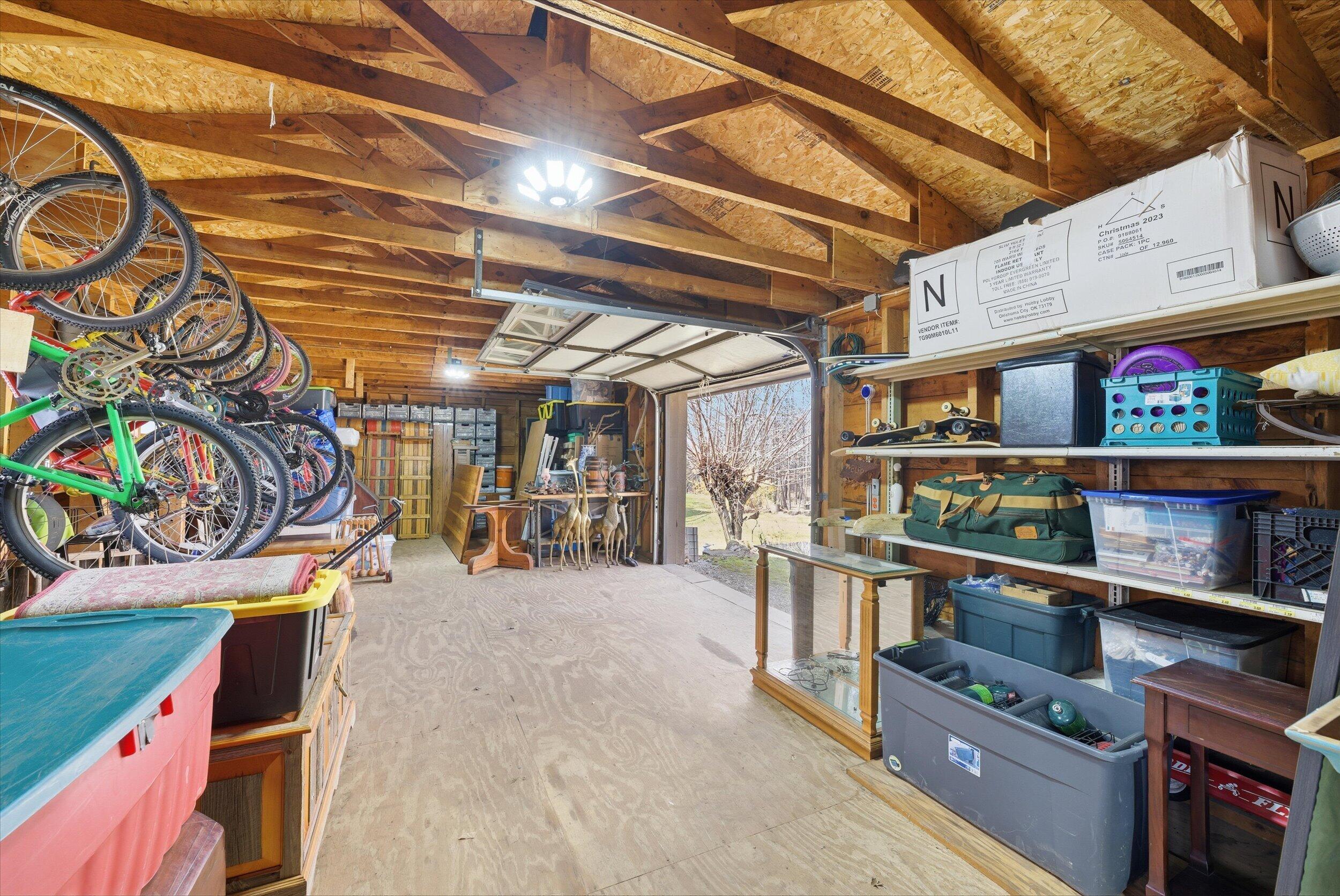 9020 Marken Road Liberty, WI 54245 - Photo 53 of 77 Detached Garage Upper Storage Interior