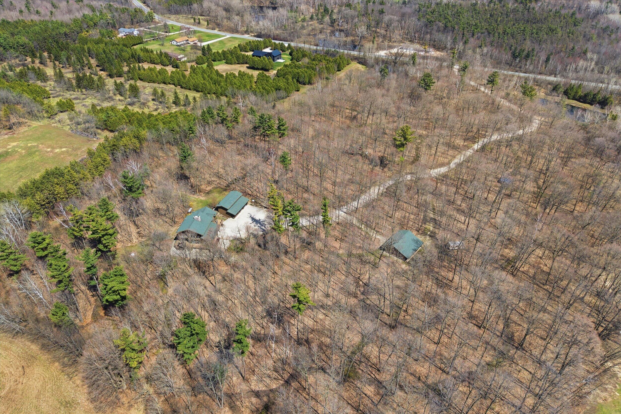 9020 Marken Road Liberty, WI 54245 - Photo 58 of 77 Aerial Home Barn Garage 2