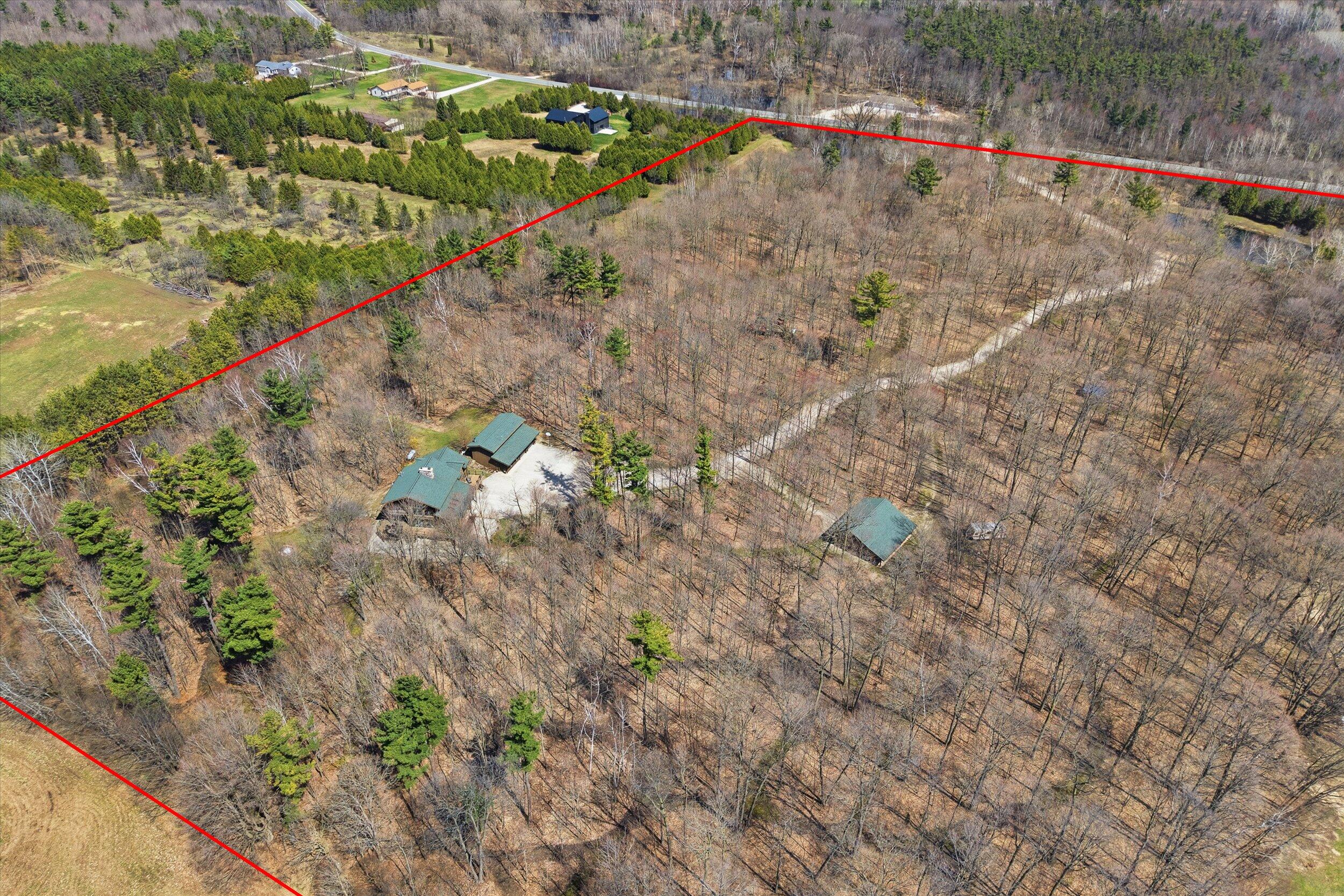 9020 Marken Road Liberty, WI 54245 - Photo 59 of 77 Aerial Home Barn Garage