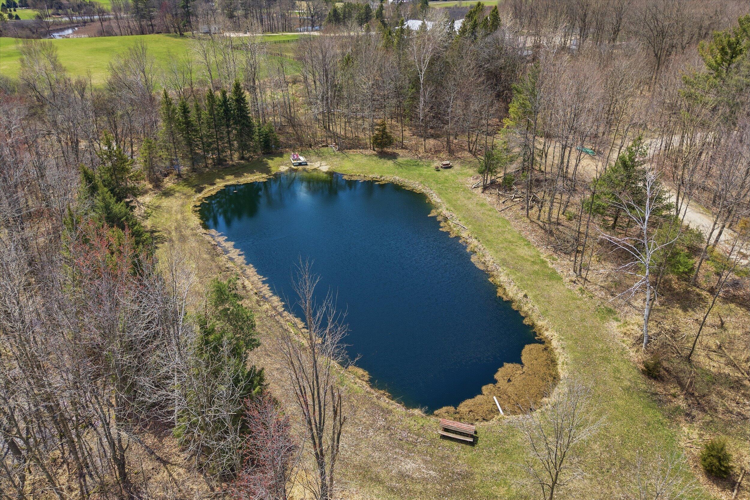 9020 Marken Road Liberty, WI 54245 - Photo 68 of 77 Pond Aerial