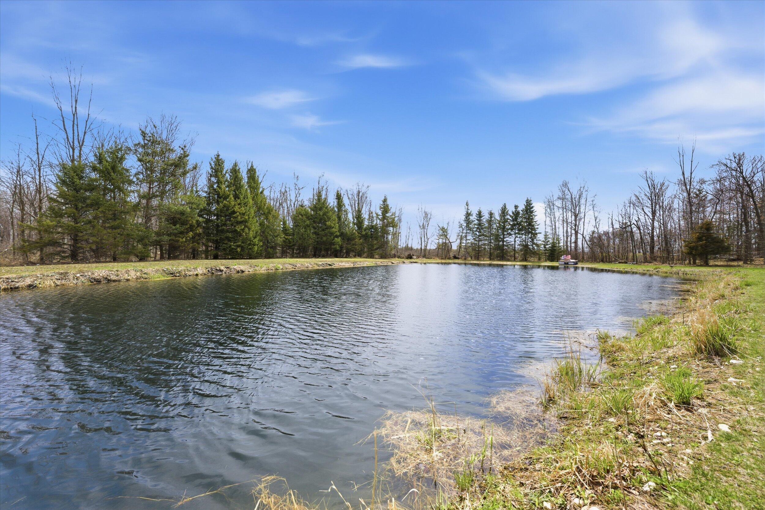 9020 Marken Road Liberty, WI 54245 - Photo 69 of 77 Pond is approx 14' deep