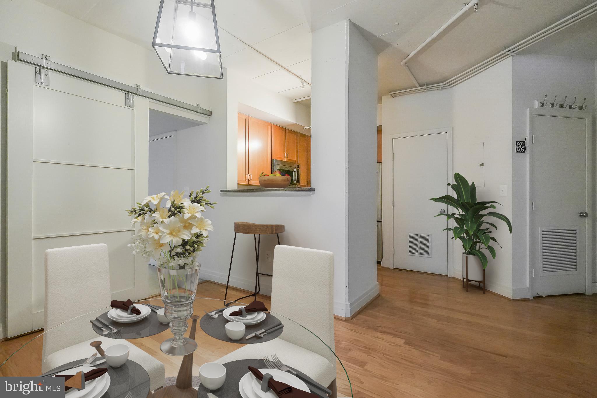 2020 12th Street Northwest, Unit T05 Washington, DC 20009 - Photo 27 of 38 a living room with furniture and a potted plant