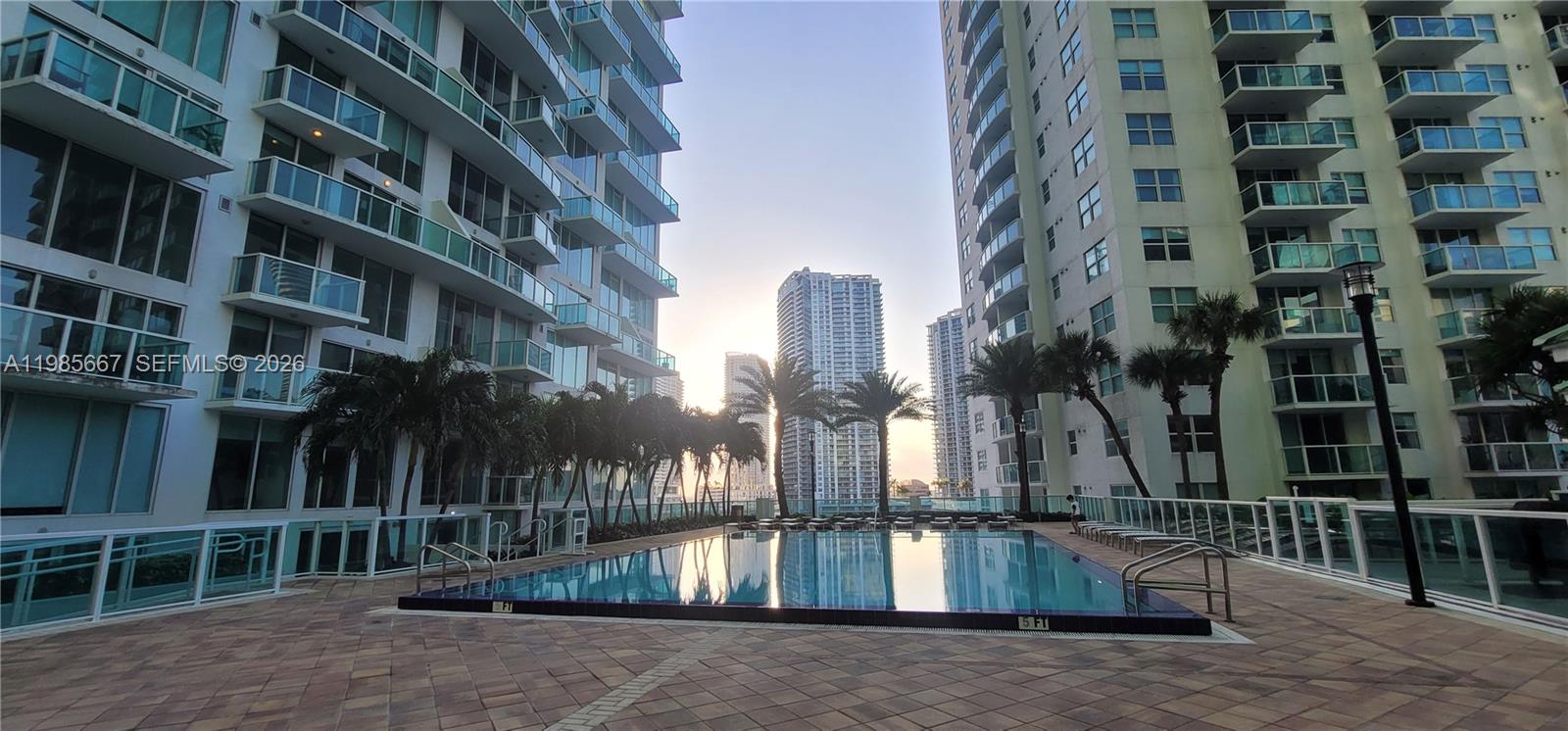 31 Southeast 5th Street, Unit 1110 Miami, FL 33131 - Photo 40 of 61 View at the Dusk