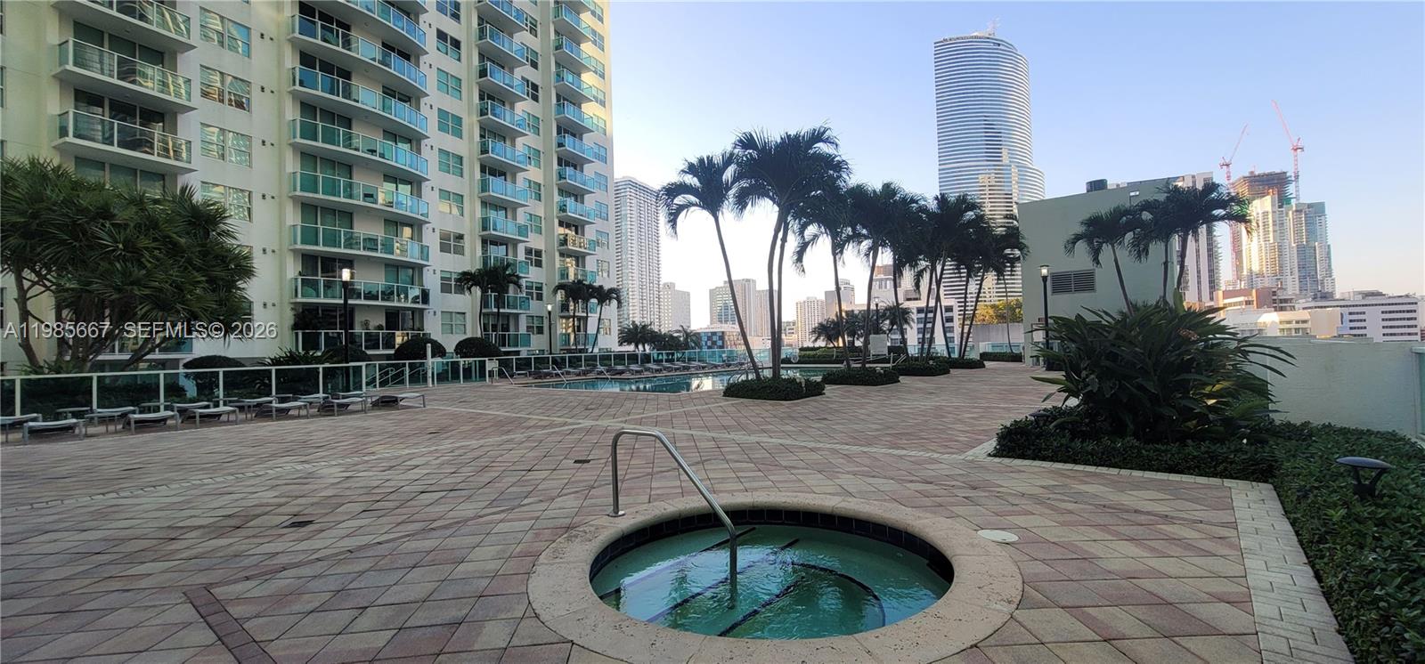 31 Southeast 5th Street, Unit 1110 Miami, FL 33131 - Photo 45 of 61 a view of outdoor space with swimming pool