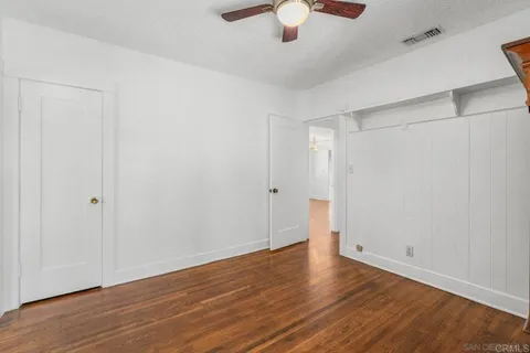 wooden floor in an empty room