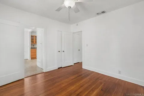 wooden floor in an empty room