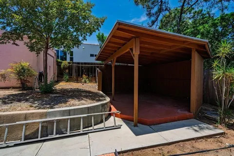 a view of a small house