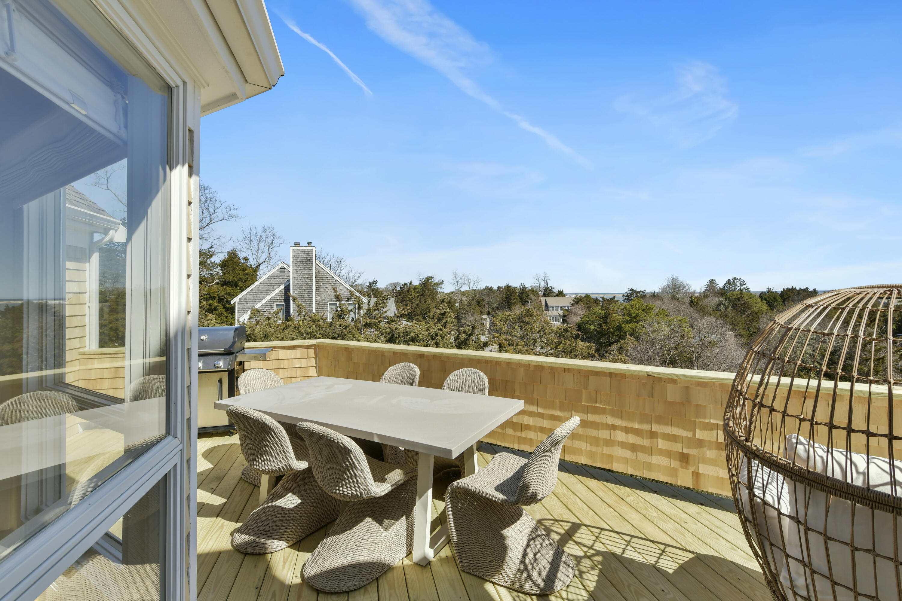 3 Harbor Road Orleans, MA 02653 - Photo 7 of 36 a view of balcony with furniture