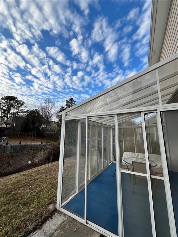 5415 Taylor Road Alpharetta, GA 30022 - Photo 21 of 29 a view of outdoor space and deck