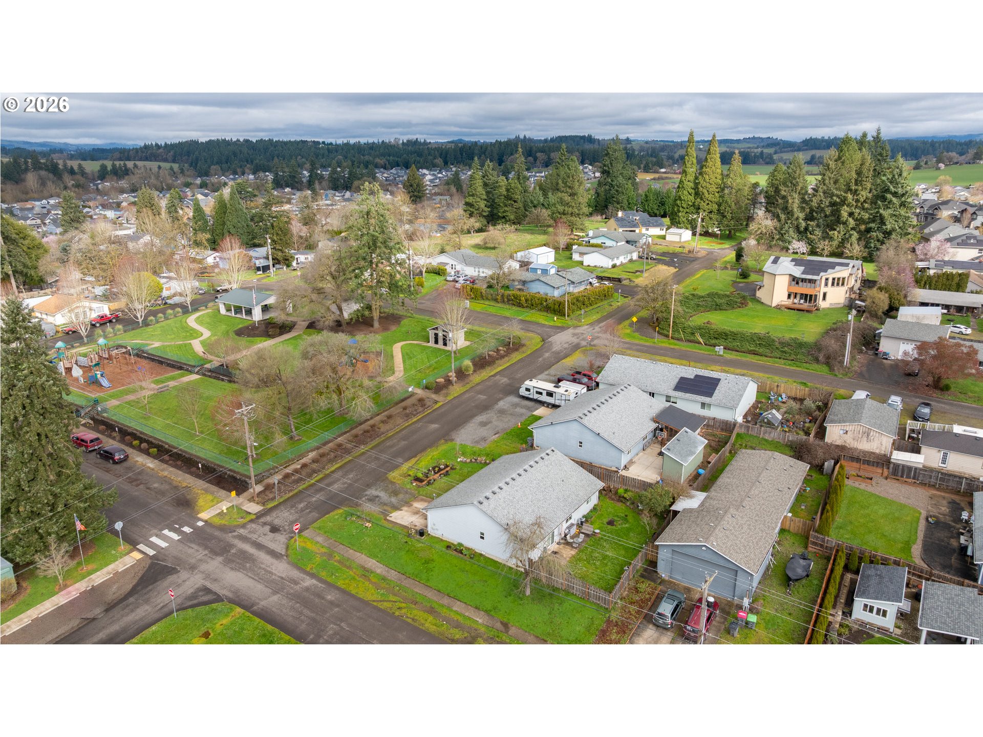 720 Market Street Lafayette, OR 97127 - Photo 31 of 35 a aerial view of a city