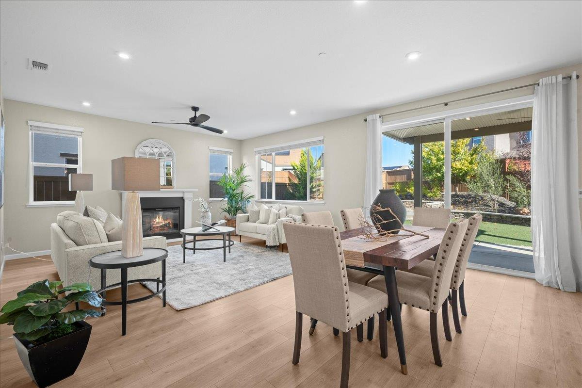 4828 Aldridge Ravine Court Folsom, CA 95630 - Photo 6 of 43 a view of a dining room with furniture window and wooden floor