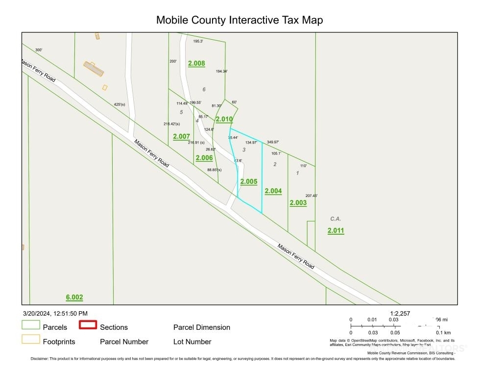 12240 Mason Ferry Road Wilmer, AL 36587 - Photo 1 of 1 Lot 3