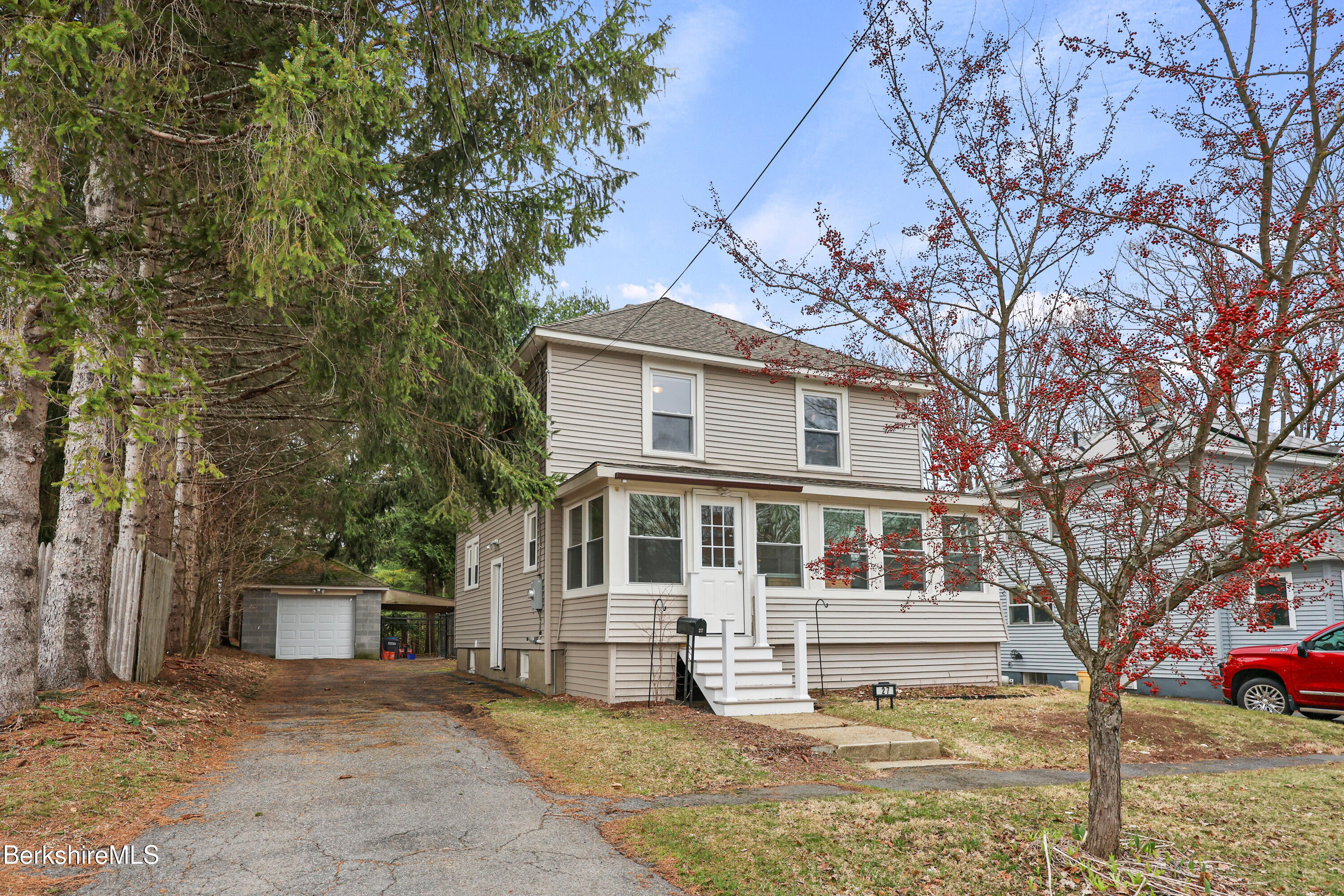 27 Morgan Street Pittsfield, MA 01201 - Photo 33 of 33 a house that has a tree in front of it