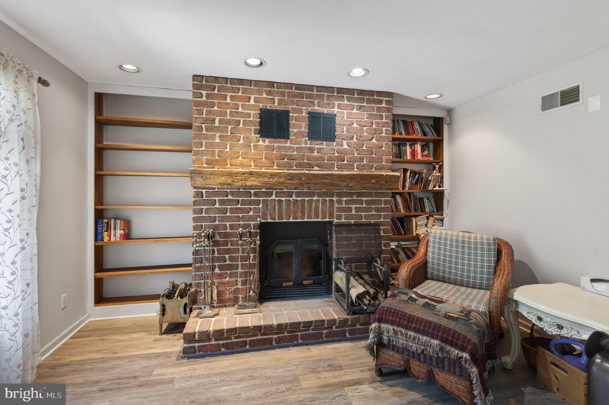 45 Latham Road Nottingham, PA 19362 - Photo 30 of 80 Cozy brick fireplace with charm.