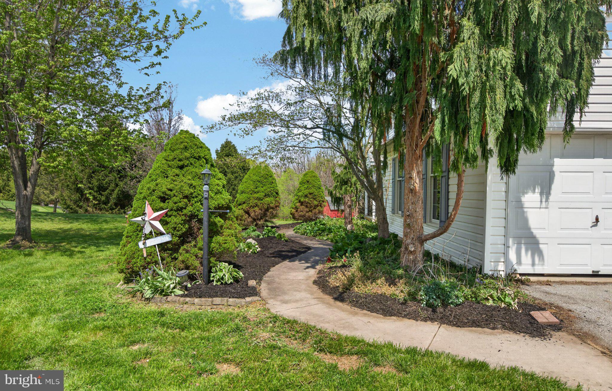 45 Latham Road Nottingham, PA 19362 - Photo 8 of 80 Lush garden path invites tranquility.